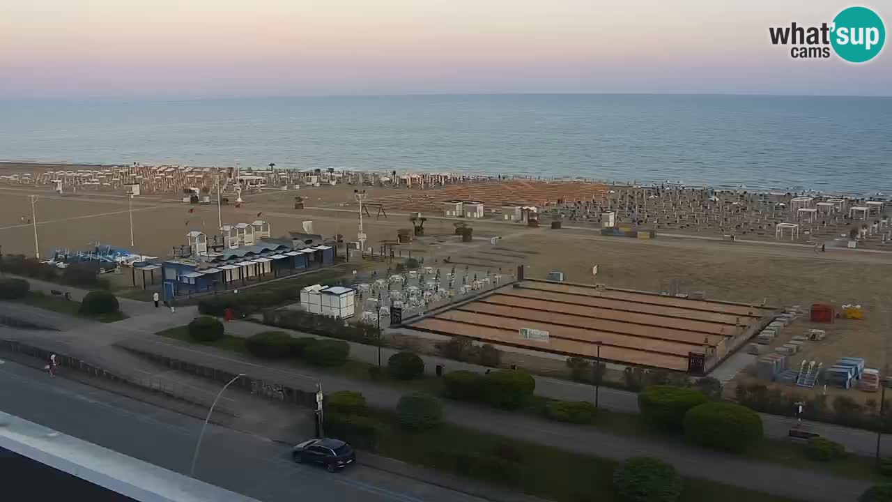 The beach of Bibione webcam – Italy