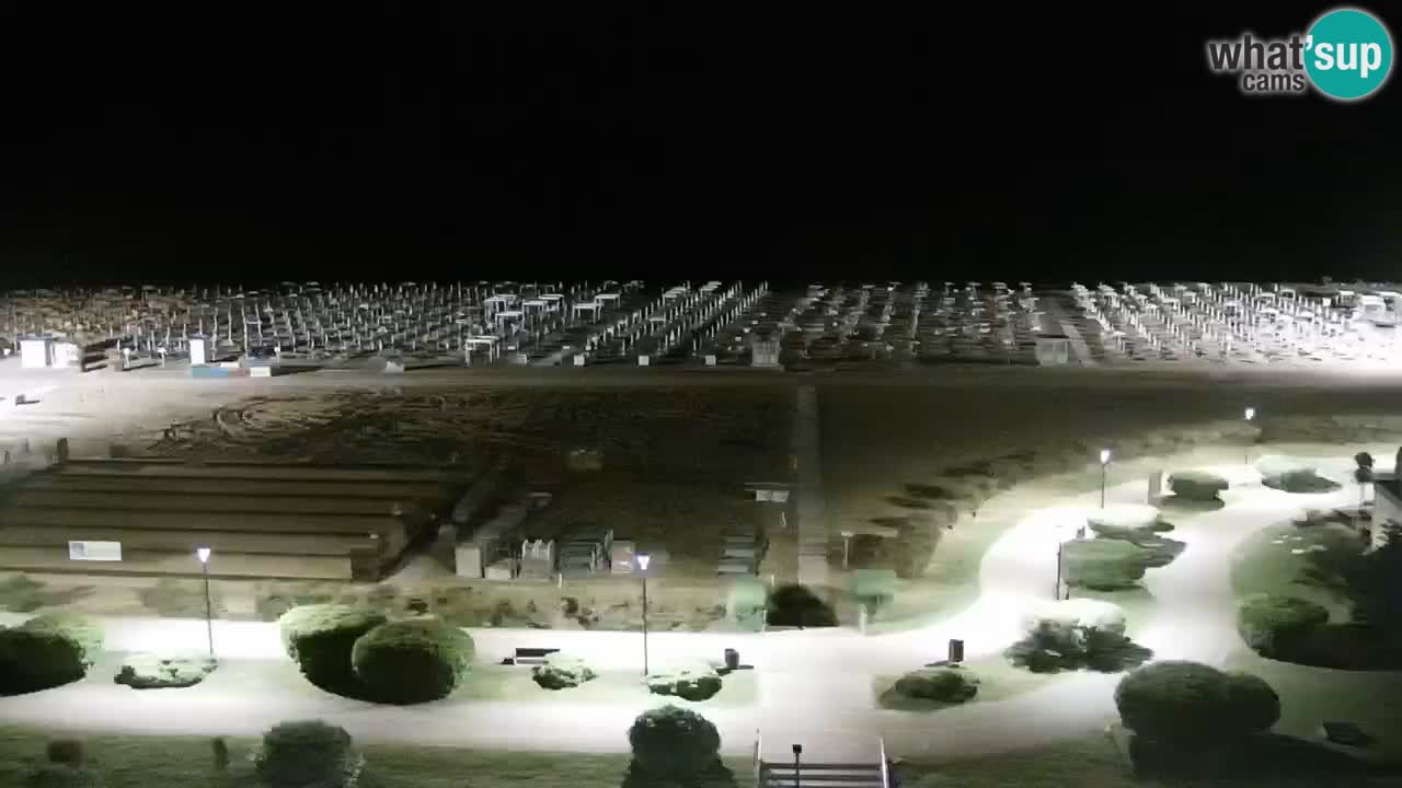The beach of Bibione webcam – Italy