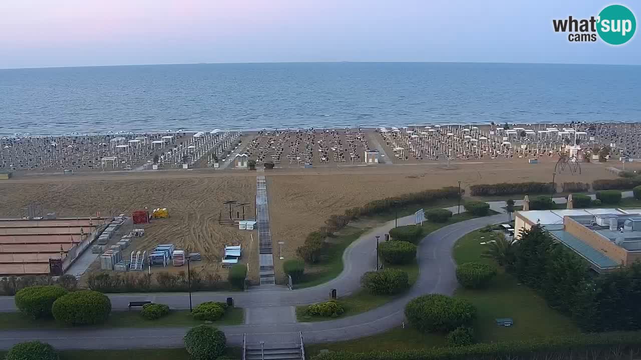 La camera en vivo de la playa de Bibione – Italia
