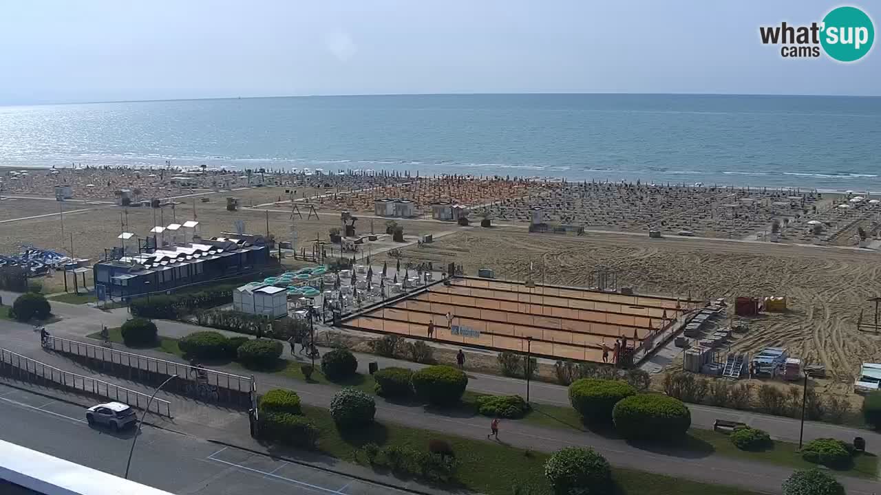 The beach of Bibione webcam – Italy