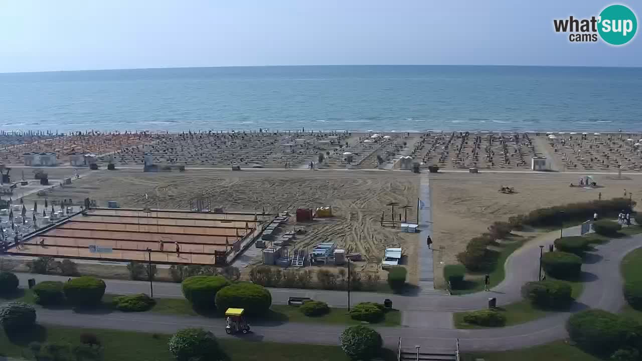 The beach of Bibione webcam – Italy
