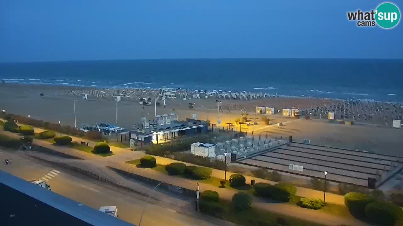 The beach of Bibione webcam – Italy