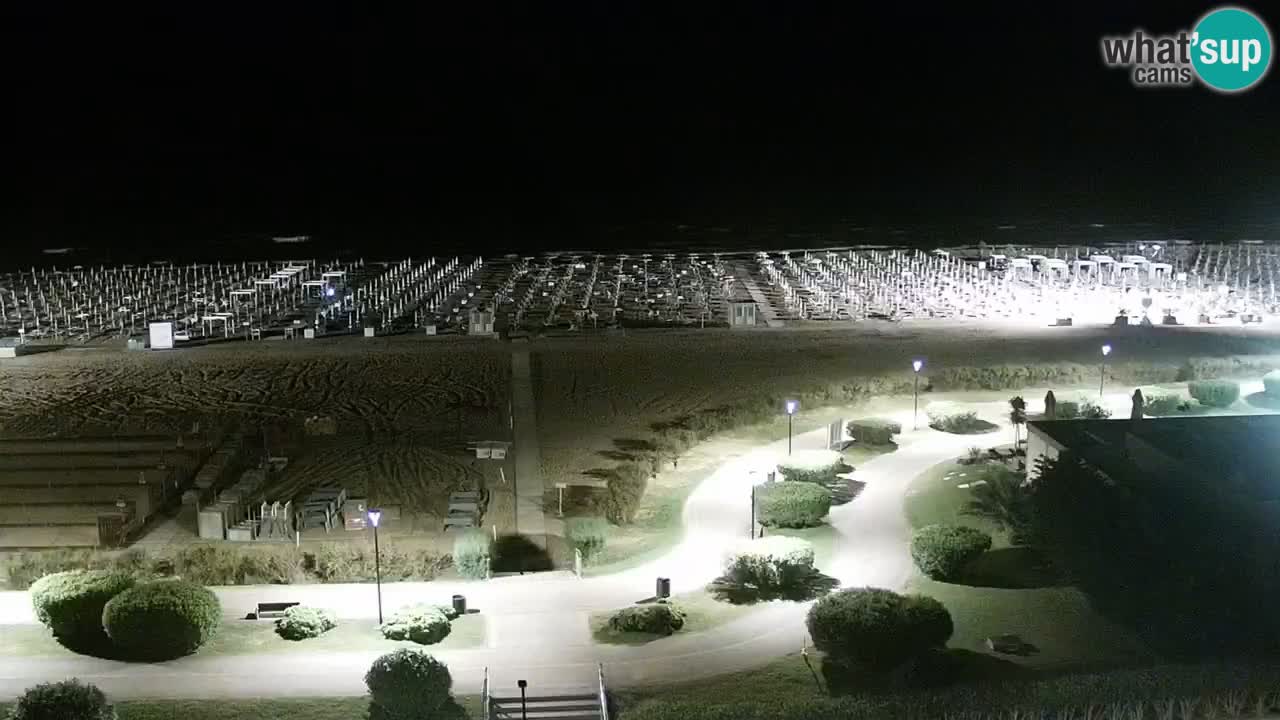 The beach of Bibione webcam – Italy
