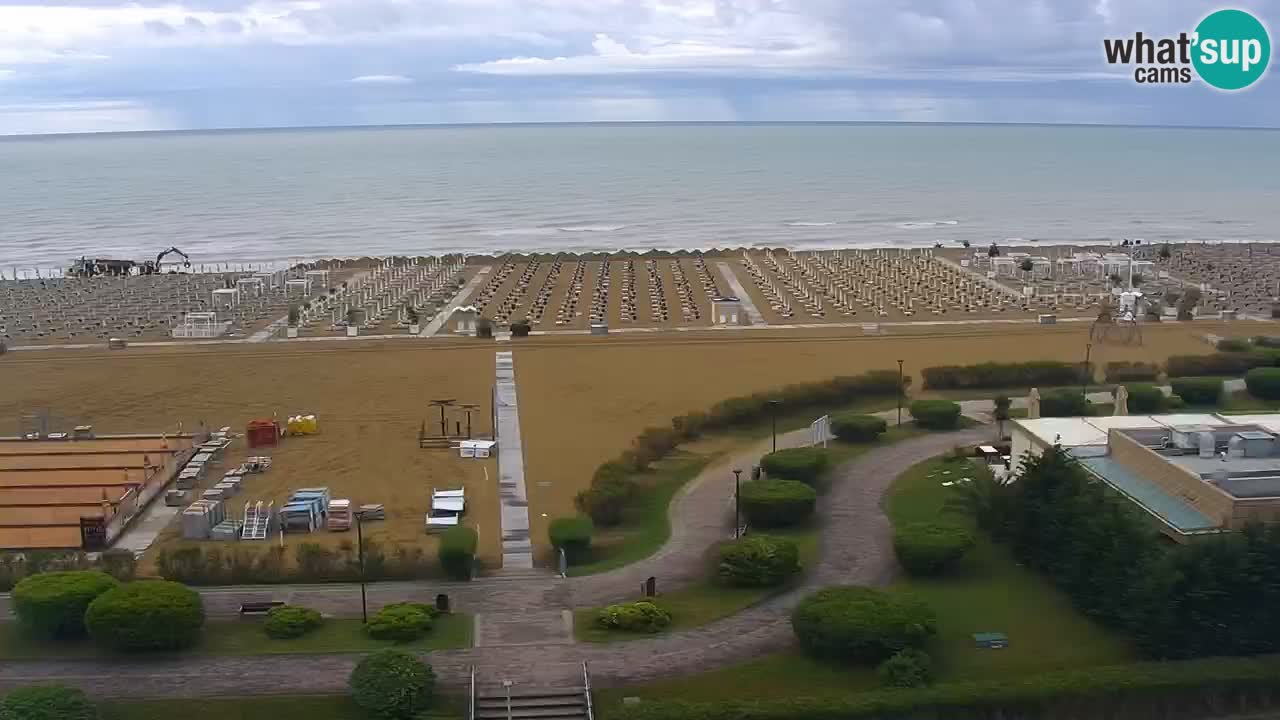 The beach of Bibione webcam – Italy
