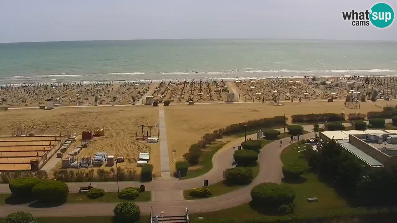 The beach of Bibione webcam – Italy
