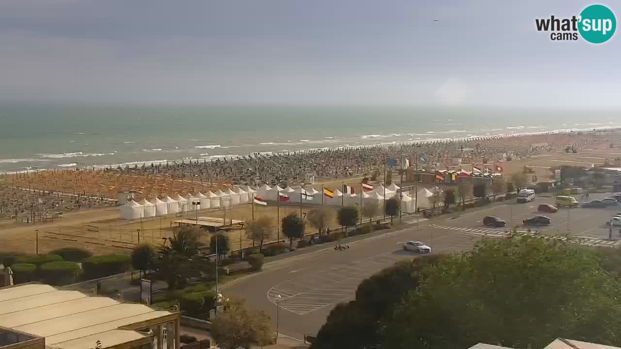 The beach of Bibione webcam – Italy