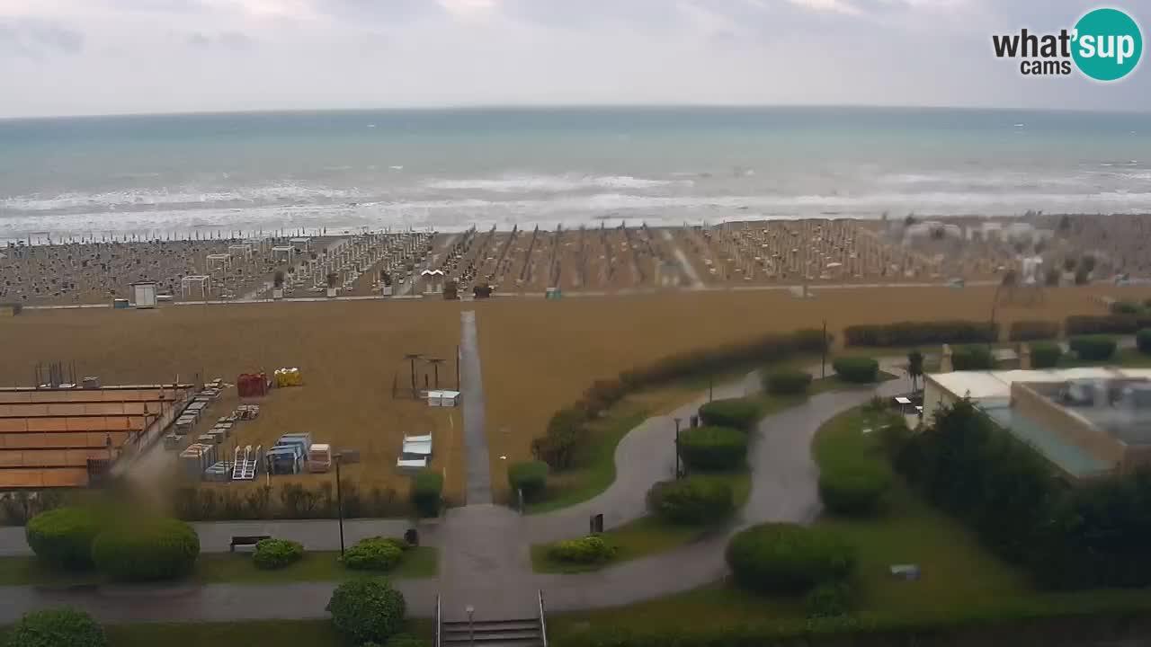 La camera en vivo de la playa de Bibione – Italia