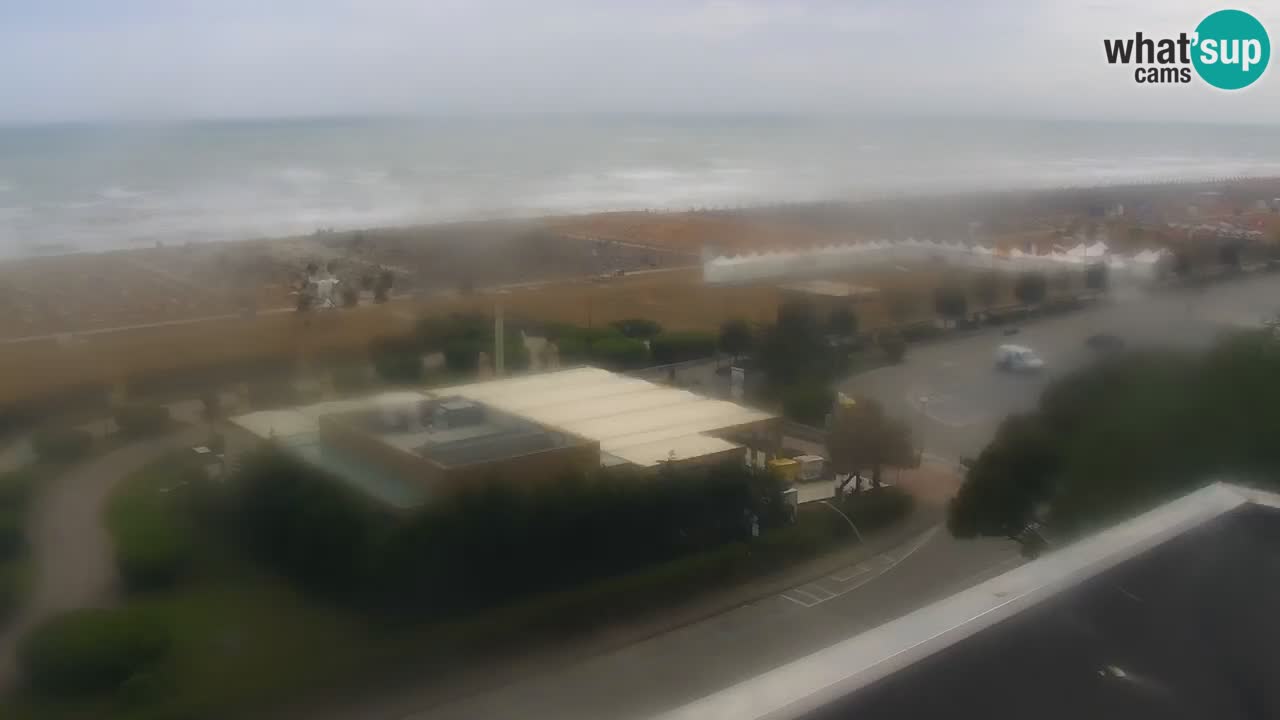 The beach of Bibione webcam – Italy