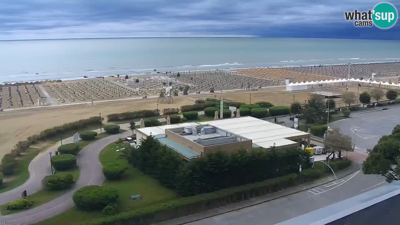 The beach of Bibione webcam – Italy