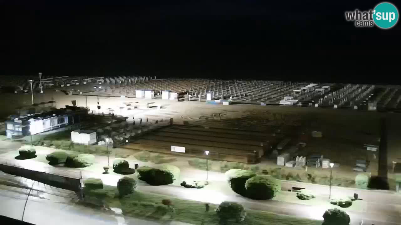 La camera en vivo de la playa de Bibione – Italia