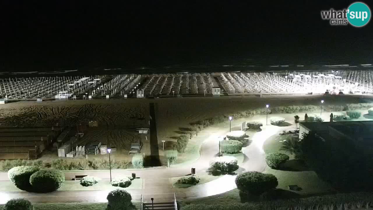 The beach of Bibione webcam – Italy