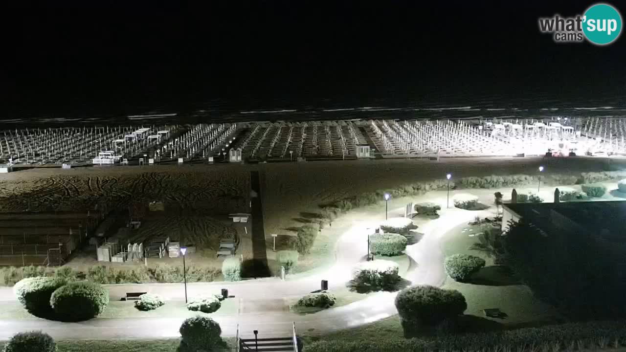 La camera en vivo de la playa de Bibione – Italia