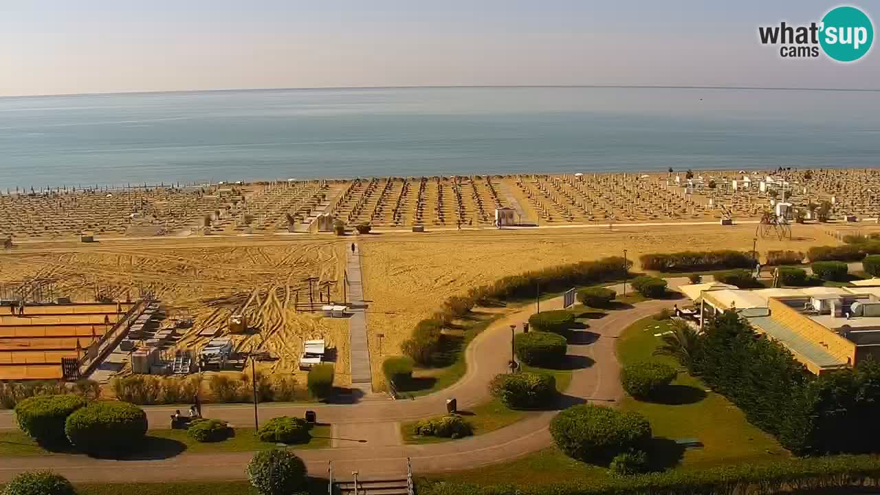 The beach of Bibione webcam – Italy