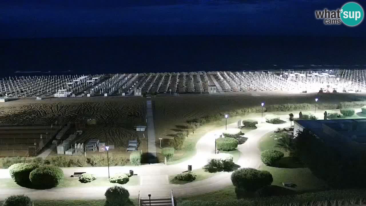La camera en vivo de la playa de Bibione – Italia