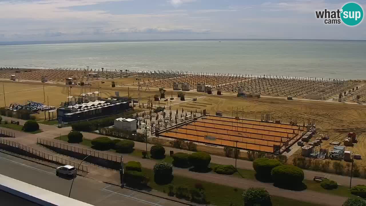 La camera en vivo de la playa de Bibione – Italia