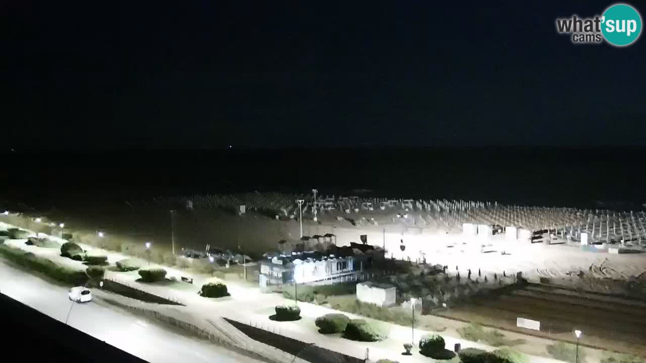 The beach of Bibione webcam – Italy