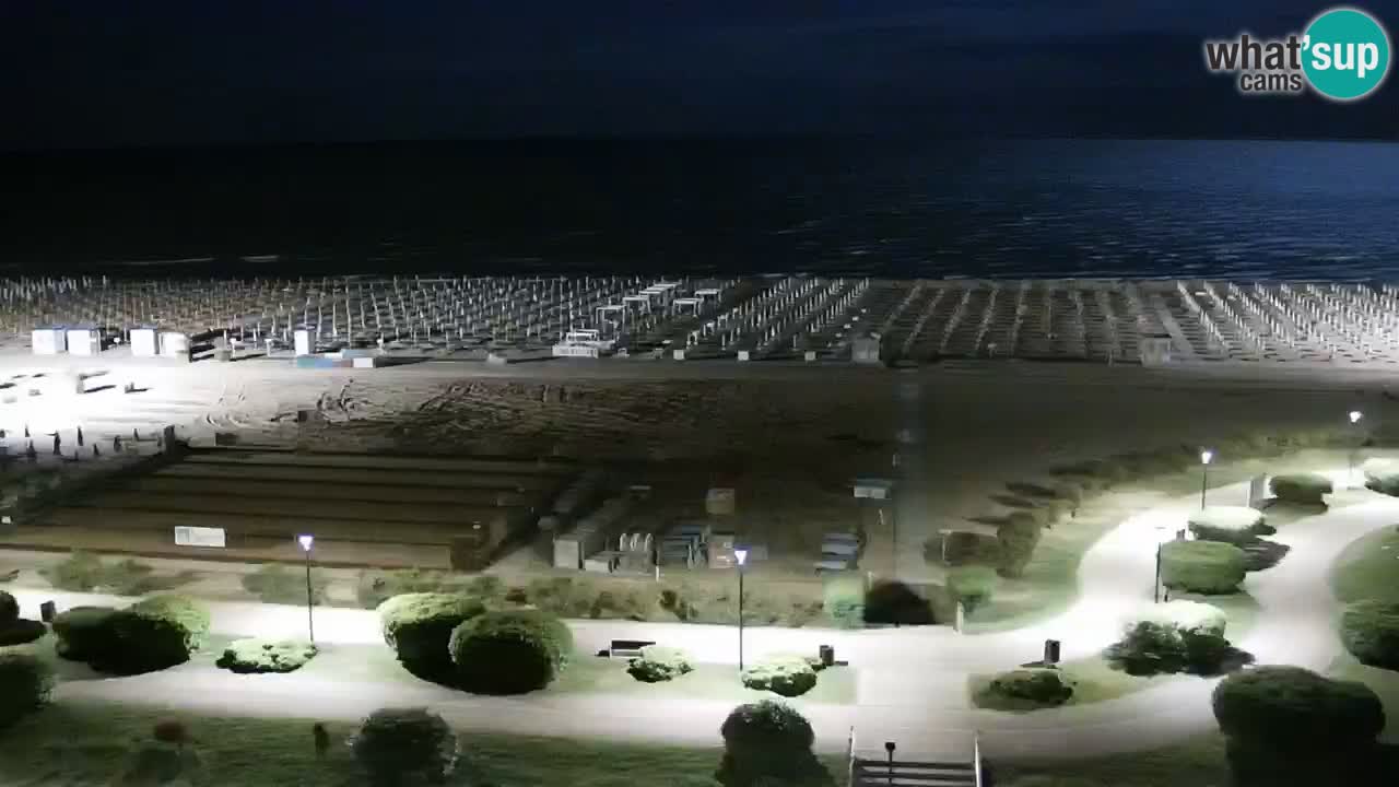 The beach of Bibione webcam – Italy