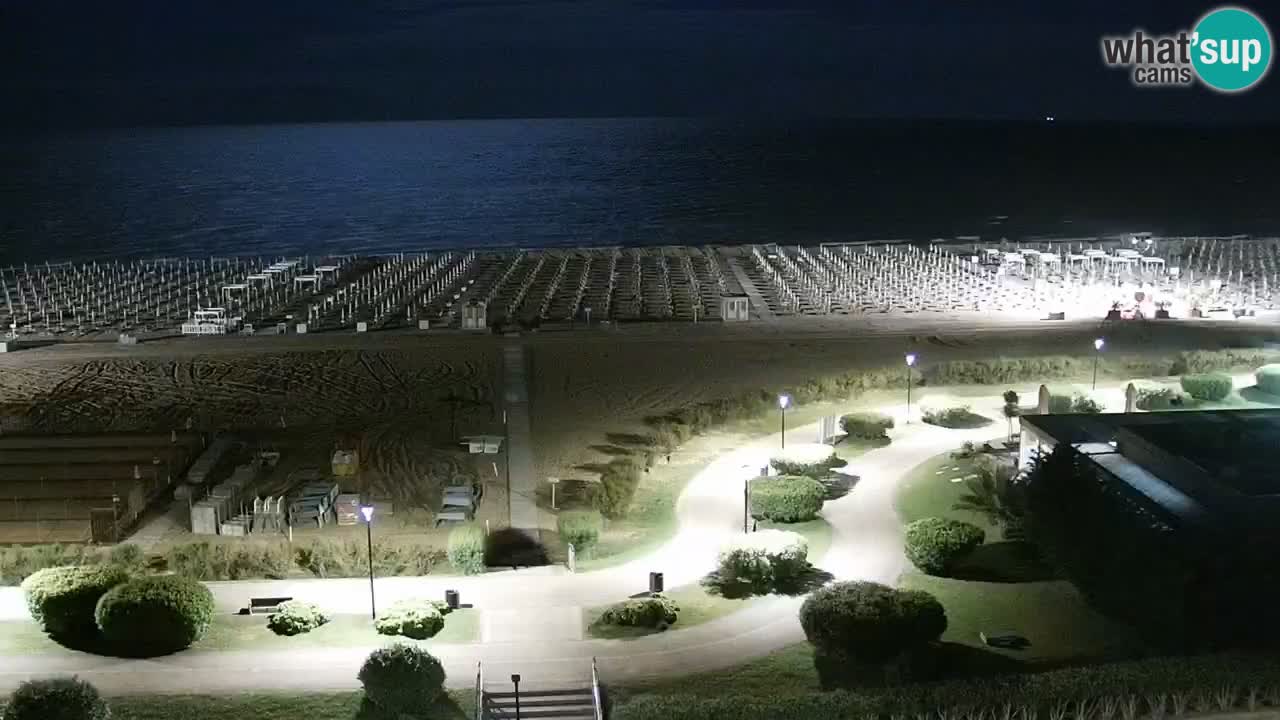 La camera en vivo de la playa de Bibione – Italia
