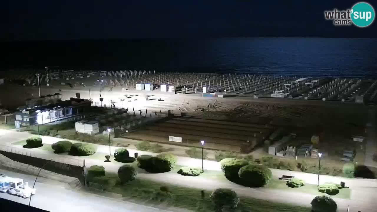 The beach of Bibione webcam – Italy