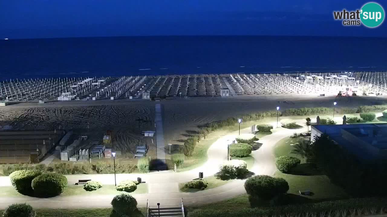 La camera en vivo de la playa de Bibione – Italia