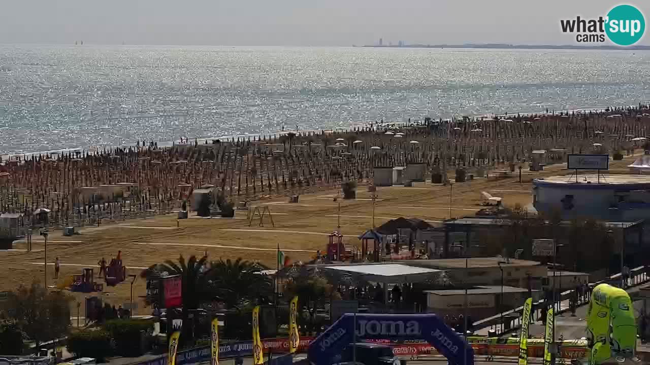 La camera en vivo de la playa de Bibione – Italia