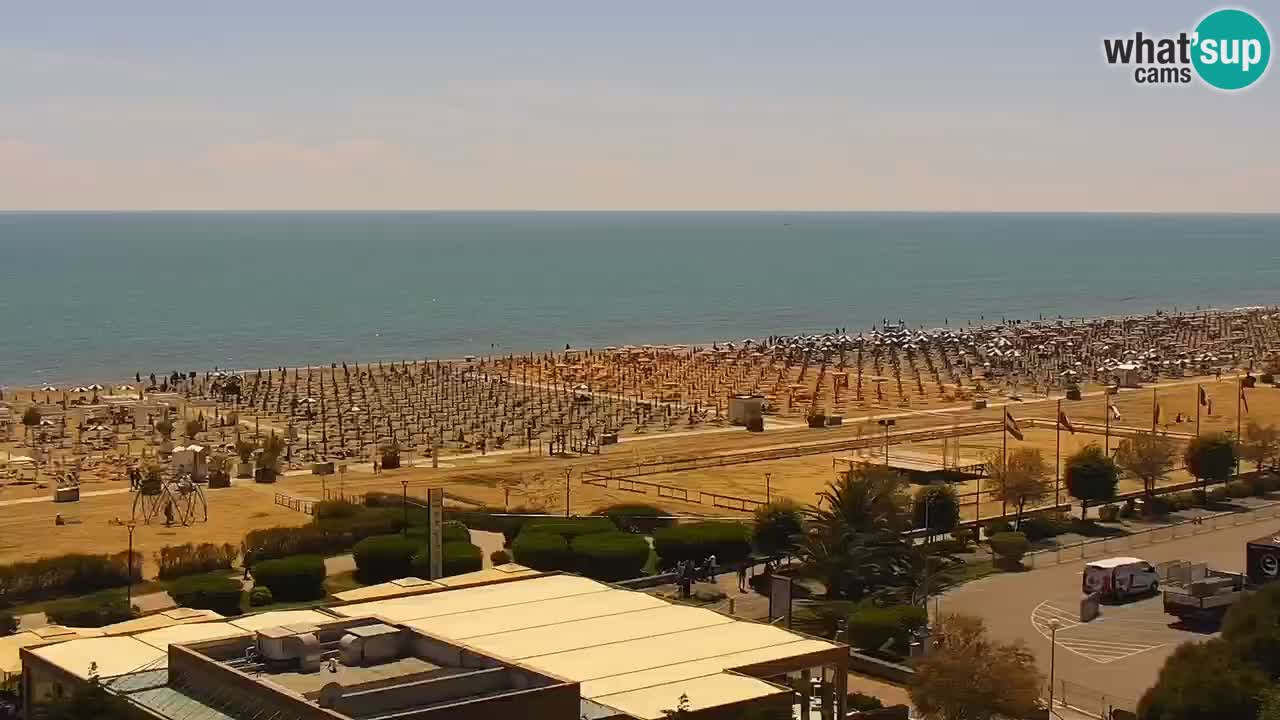 La camera en vivo de la playa de Bibione – Italia