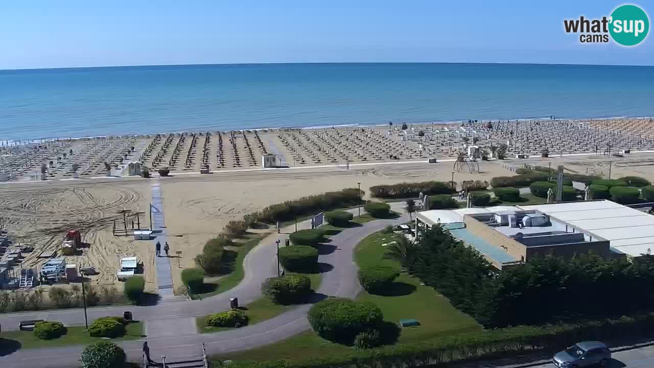 Plaža Bibione Spletna kamera – Italija