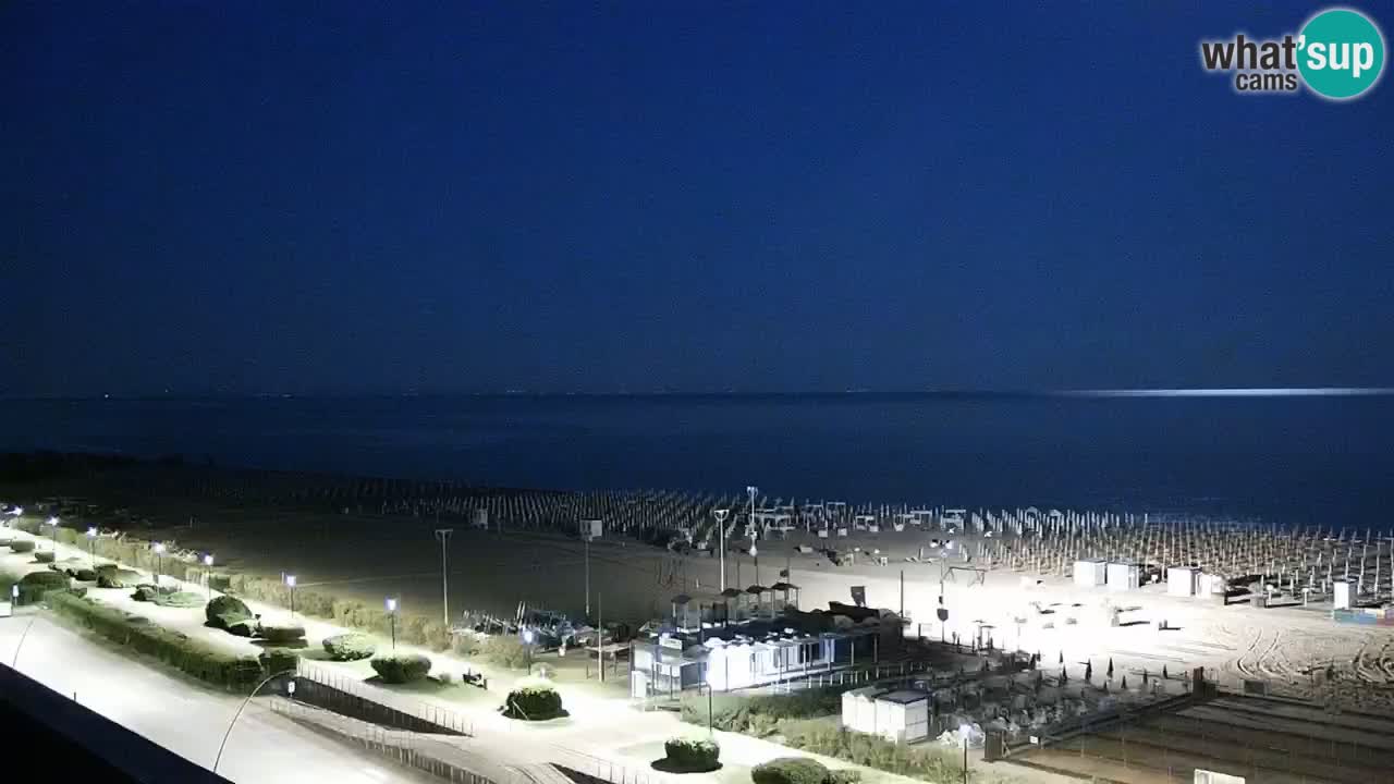 The beach of Bibione webcam – Italy
