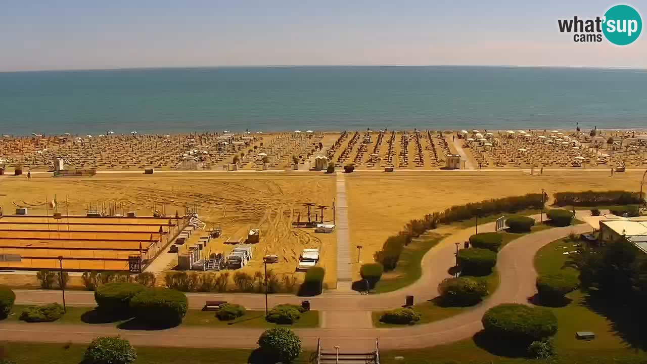 Der Strand von Bibione Webcam – Italien