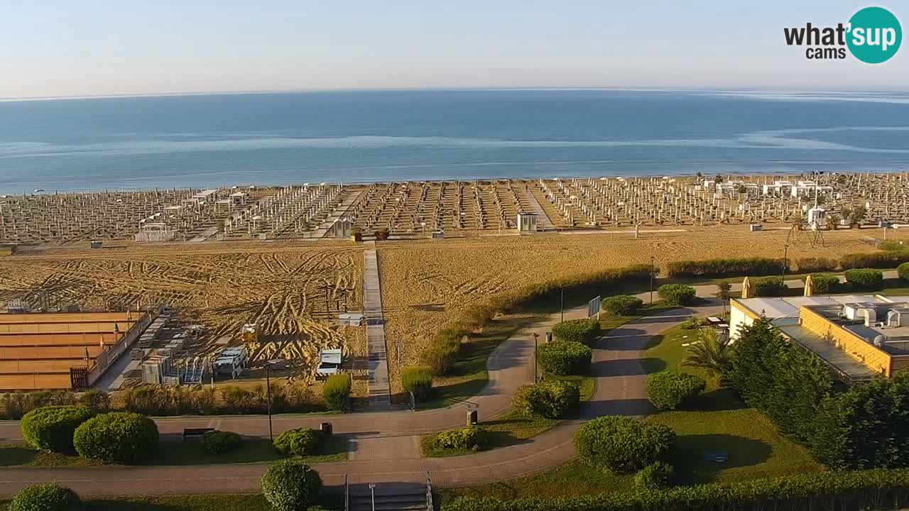 La camera en vivo de la playa de Bibione – Italia