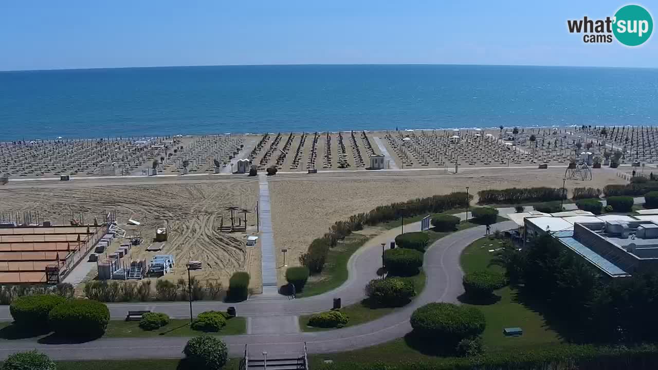 La camera en vivo de la playa de Bibione – Italia