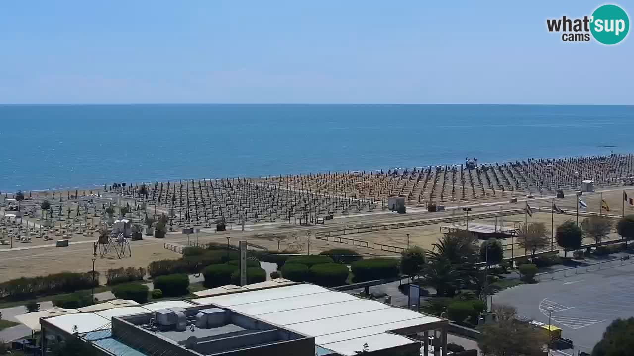 La camera en vivo de la playa de Bibione – Italia