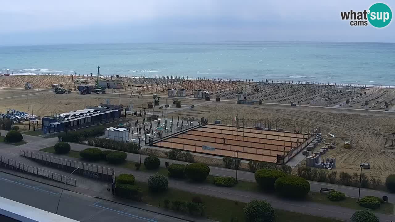 Plaža Bibione Spletna kamera – Italija