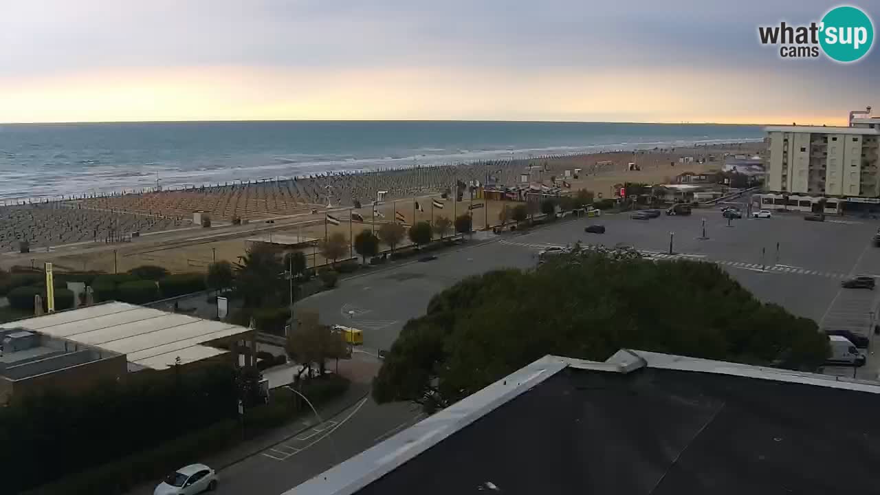 The beach of Bibione webcam – Italy
