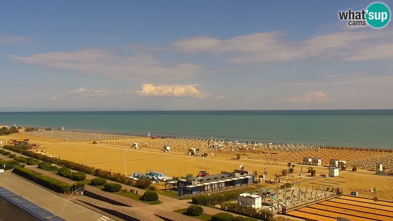 Plaža Bibione Spletna kamera – Italija