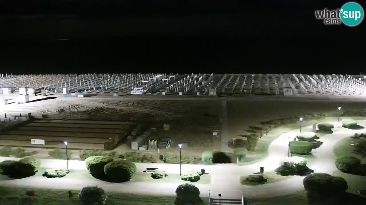 La camera en vivo de la playa de Bibione – Italia