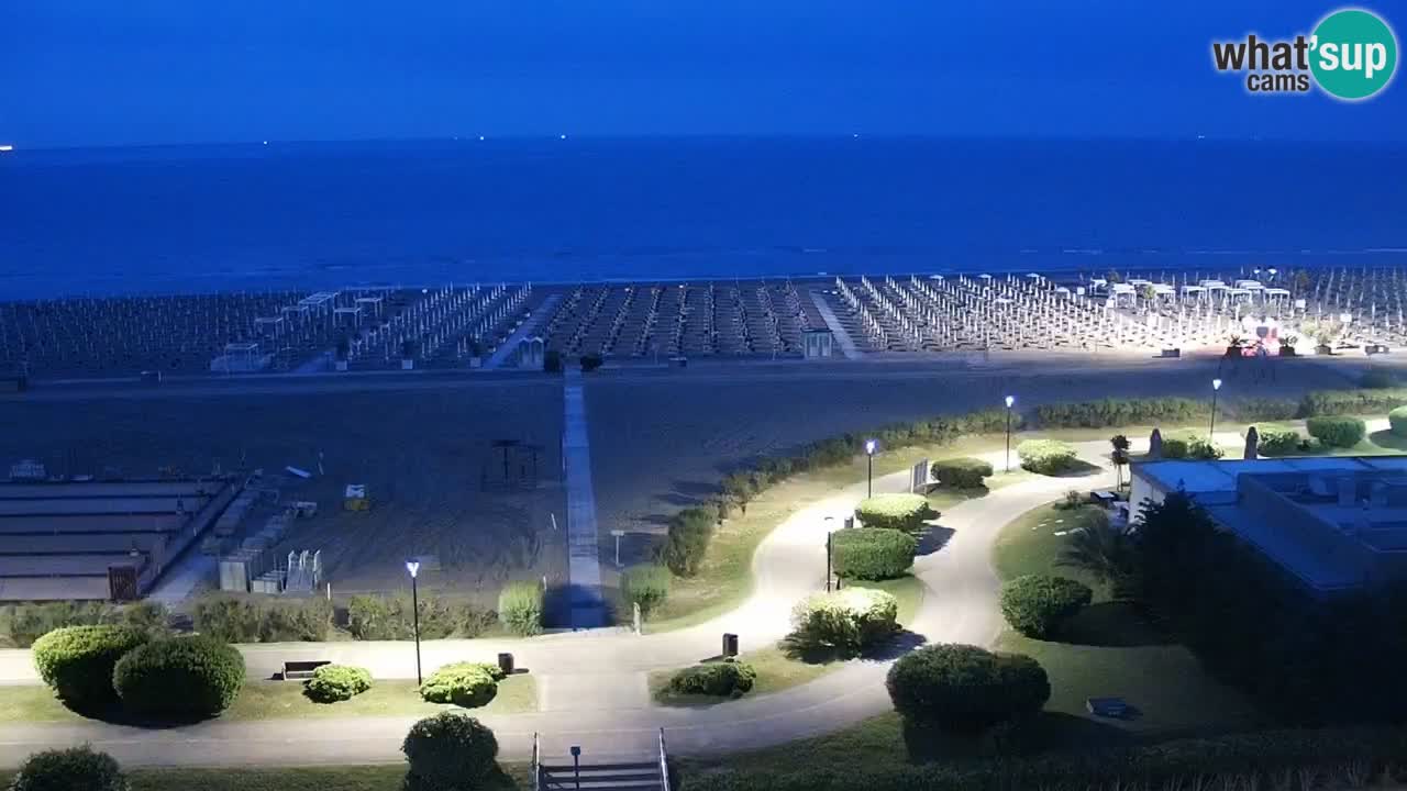 La camera en vivo de la playa de Bibione – Italia