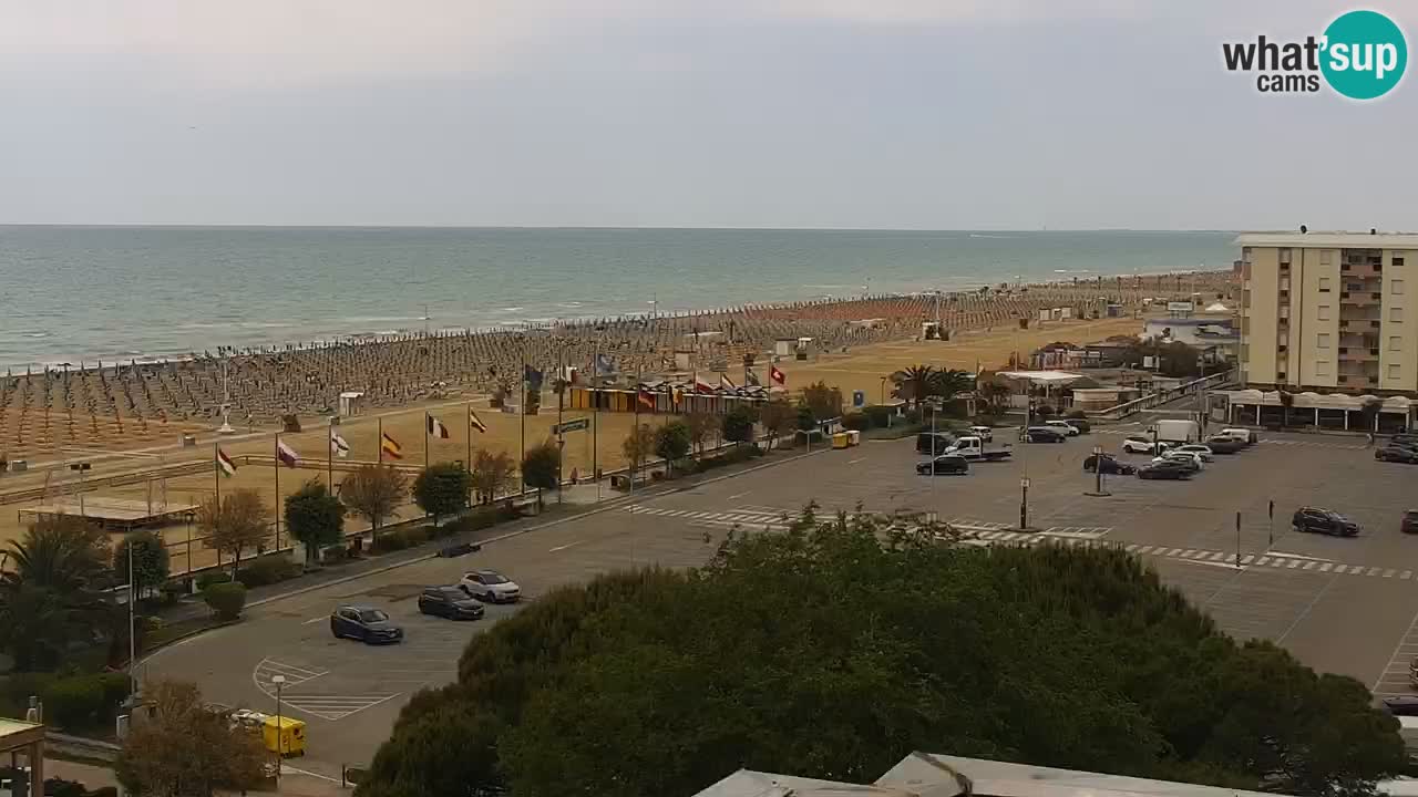 The beach of Bibione webcam – Italy