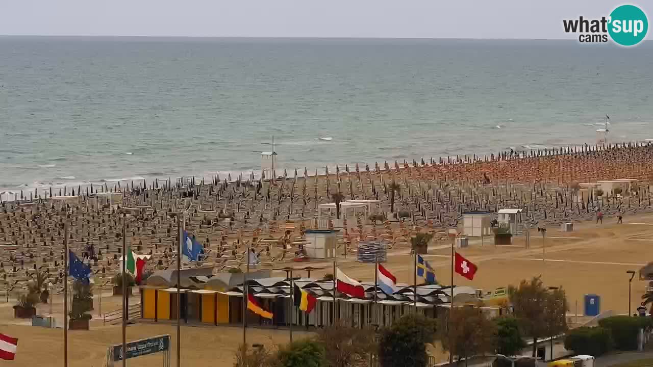 La camera en vivo de la playa de Bibione – Italia