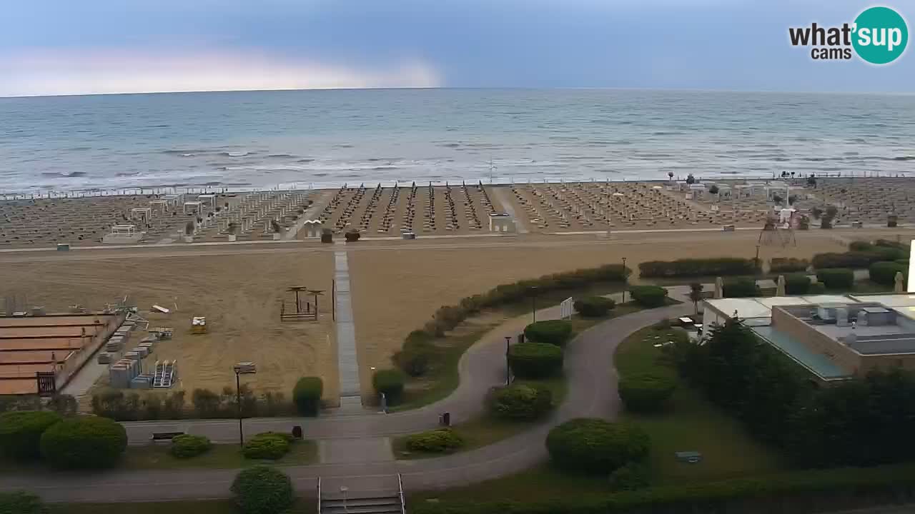 The beach of Bibione webcam – Italy