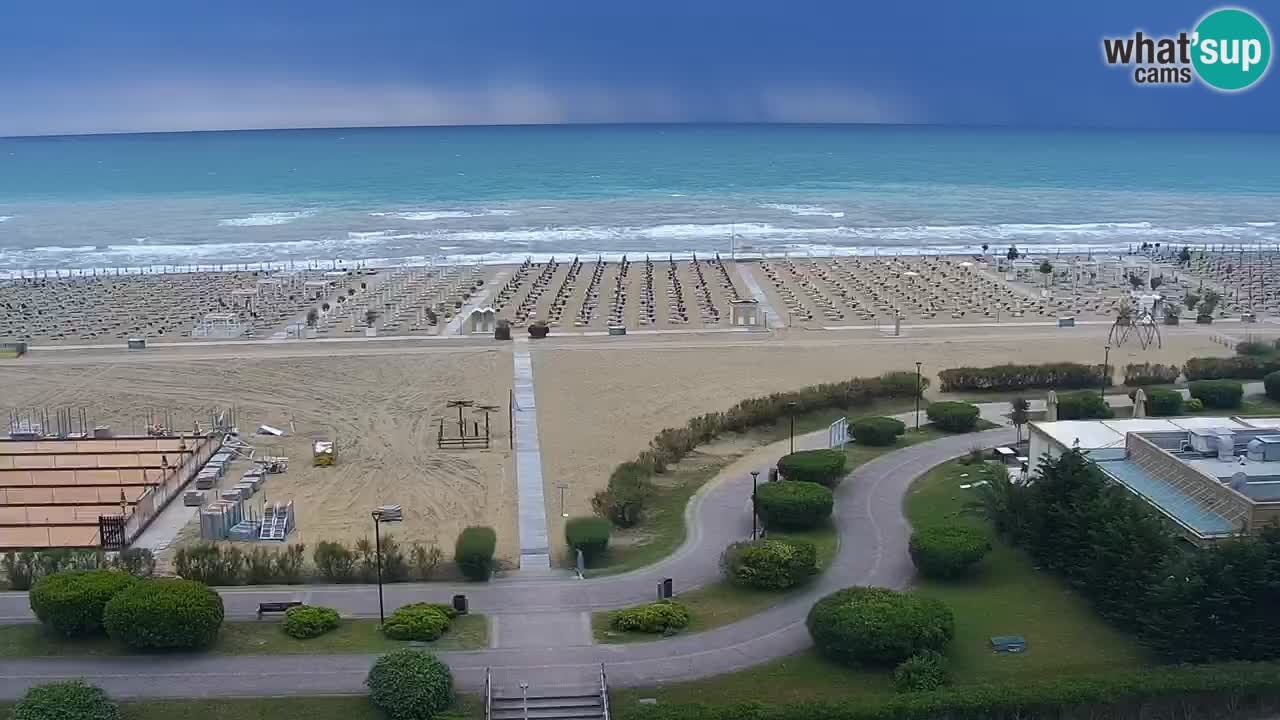 La camera en vivo de la playa de Bibione – Italia