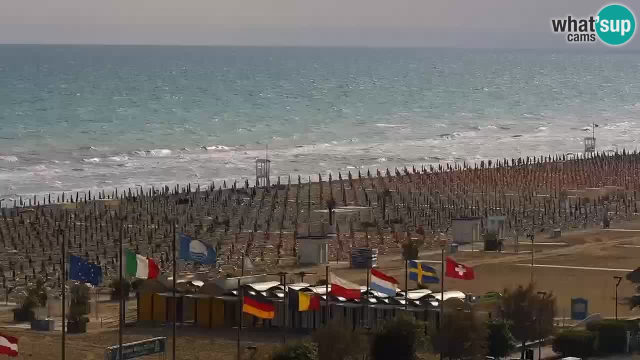 La camera en vivo de la playa de Bibione – Italia