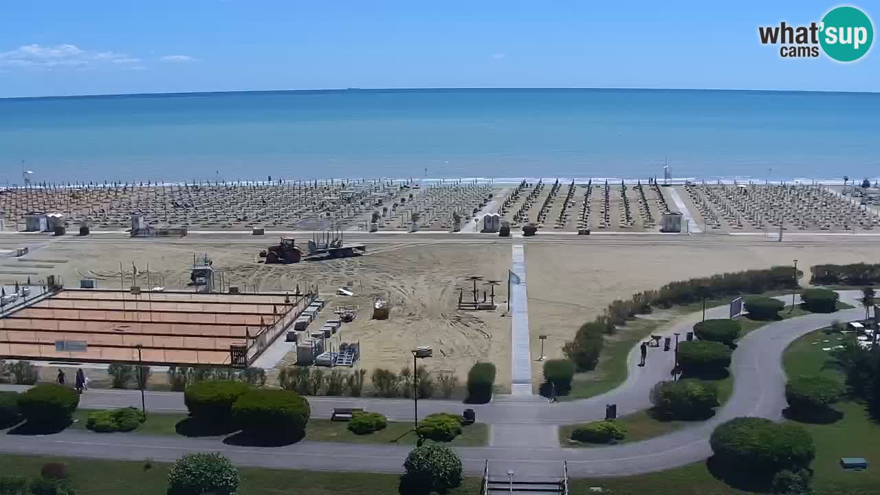 Der Strand von Bibione Webcam – Italien