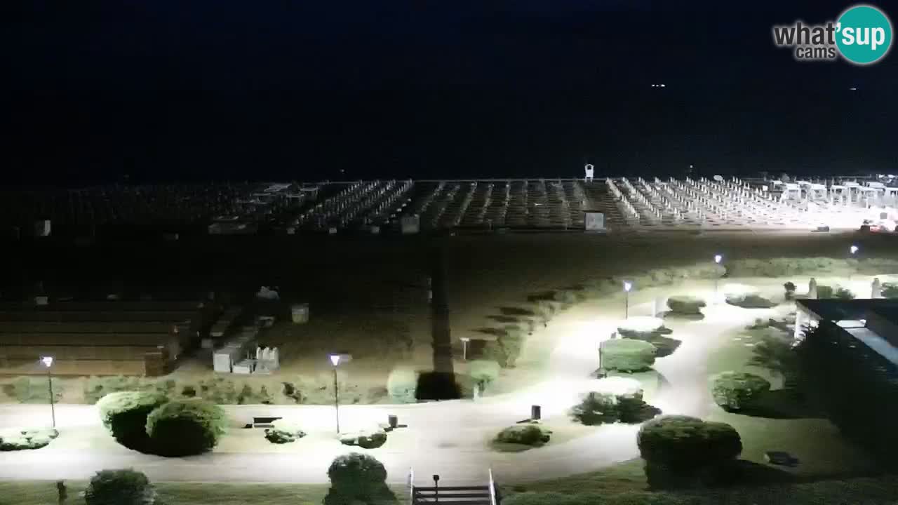 The beach of Bibione webcam – Italy