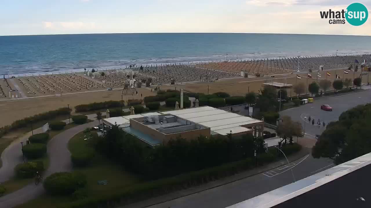 The beach of Bibione webcam – Italy