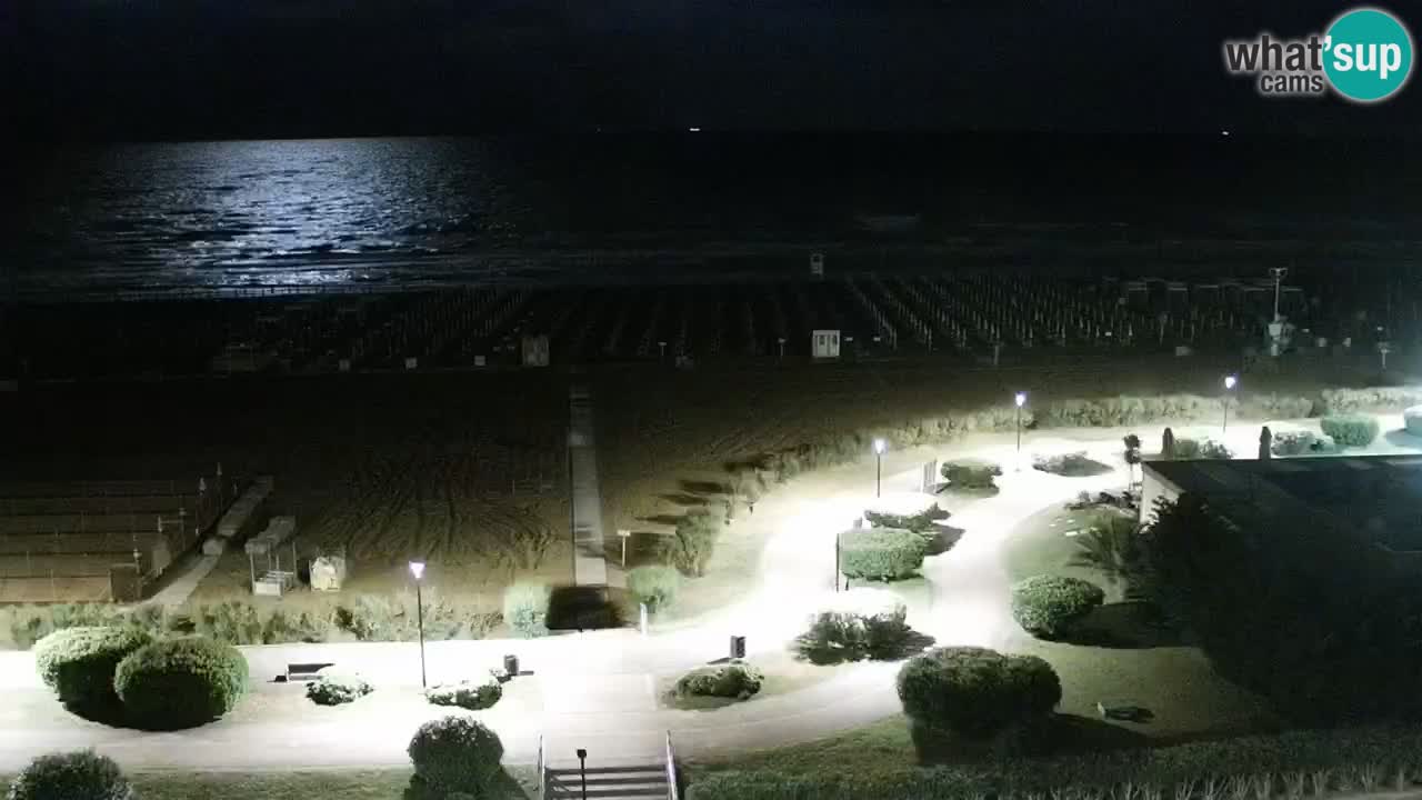 The beach of Bibione webcam – Italy