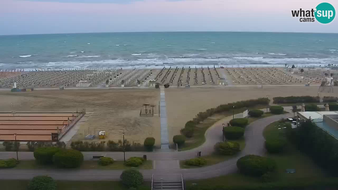 La camera en vivo de la playa de Bibione – Italia