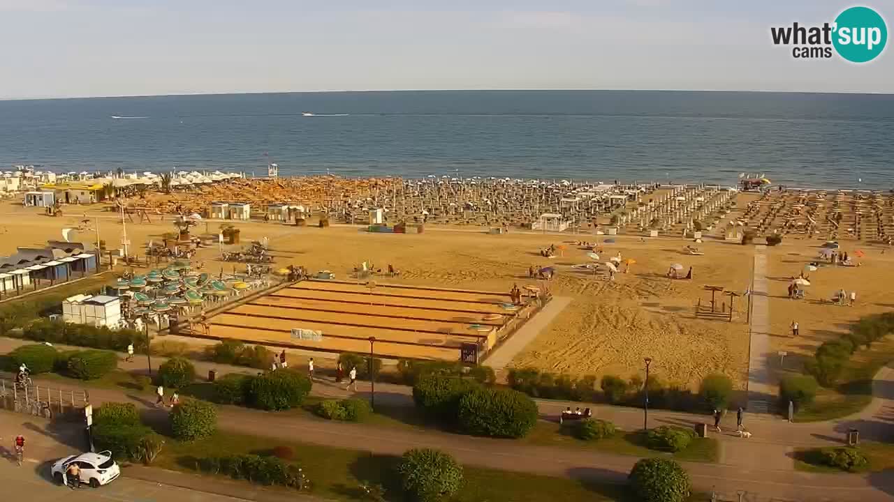 La camera en vivo de la playa de Bibione – Italia