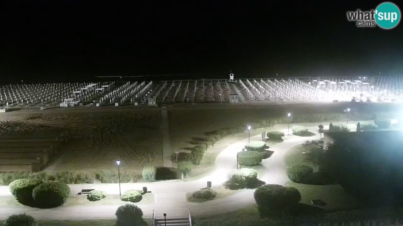 The beach of Bibione webcam – Italy