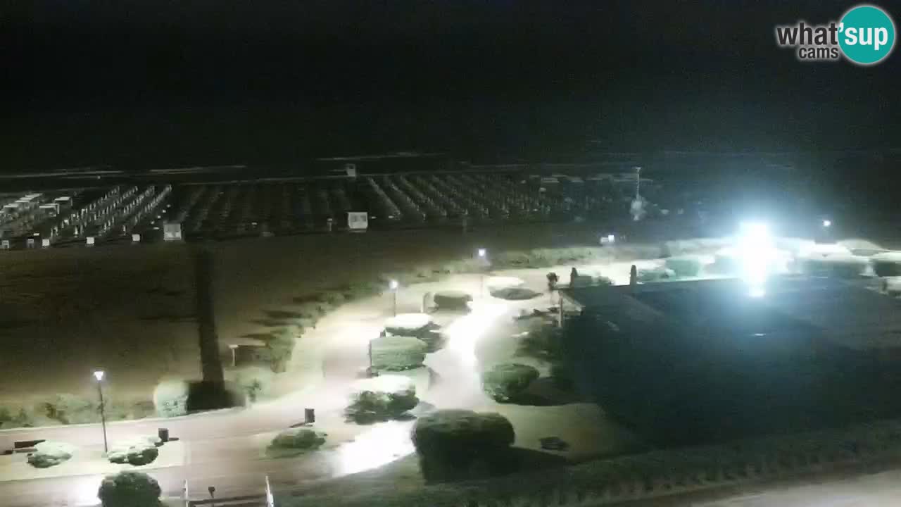 The beach of Bibione webcam – Italy